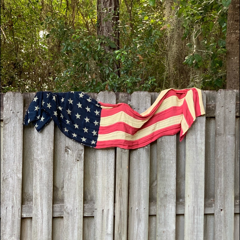American flag scarf